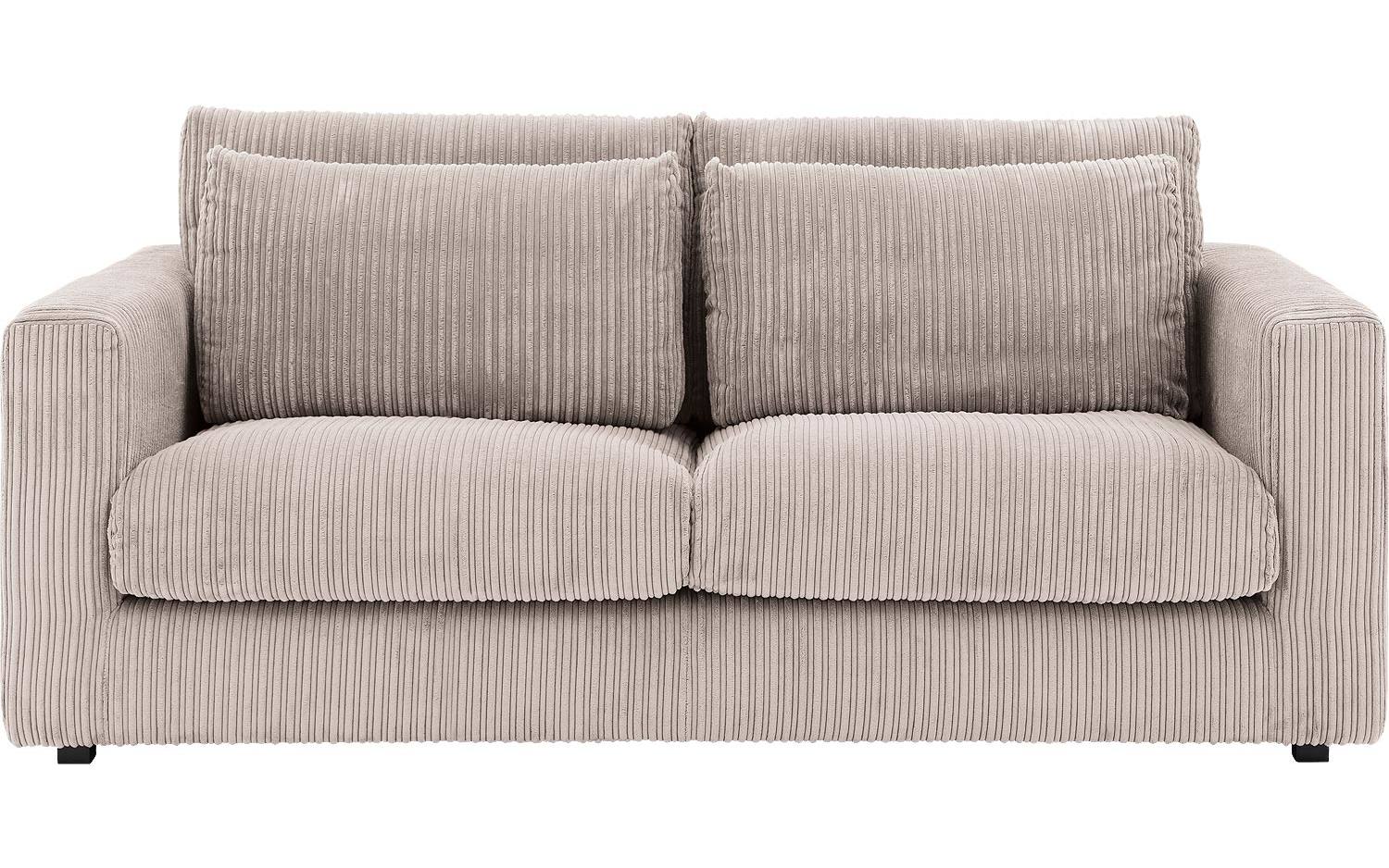 Goossens Bank Ravenia bruin, stof, 2,5-zits, stijlvol landelijk - 8718823311228