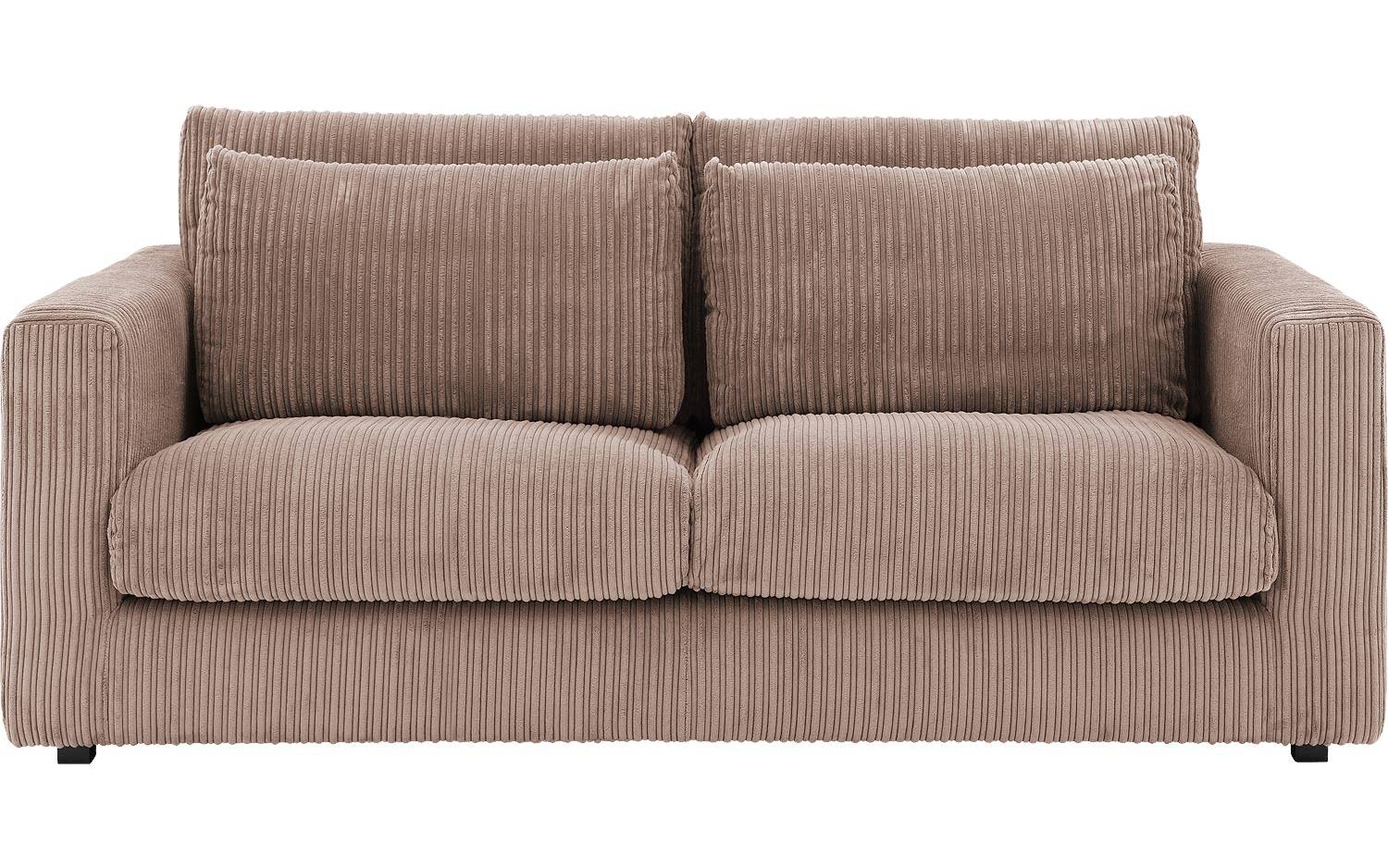 Goossens Bank Ravenia bruin, stof, 2,5-zits, stijlvol landelijk - 8718823311198