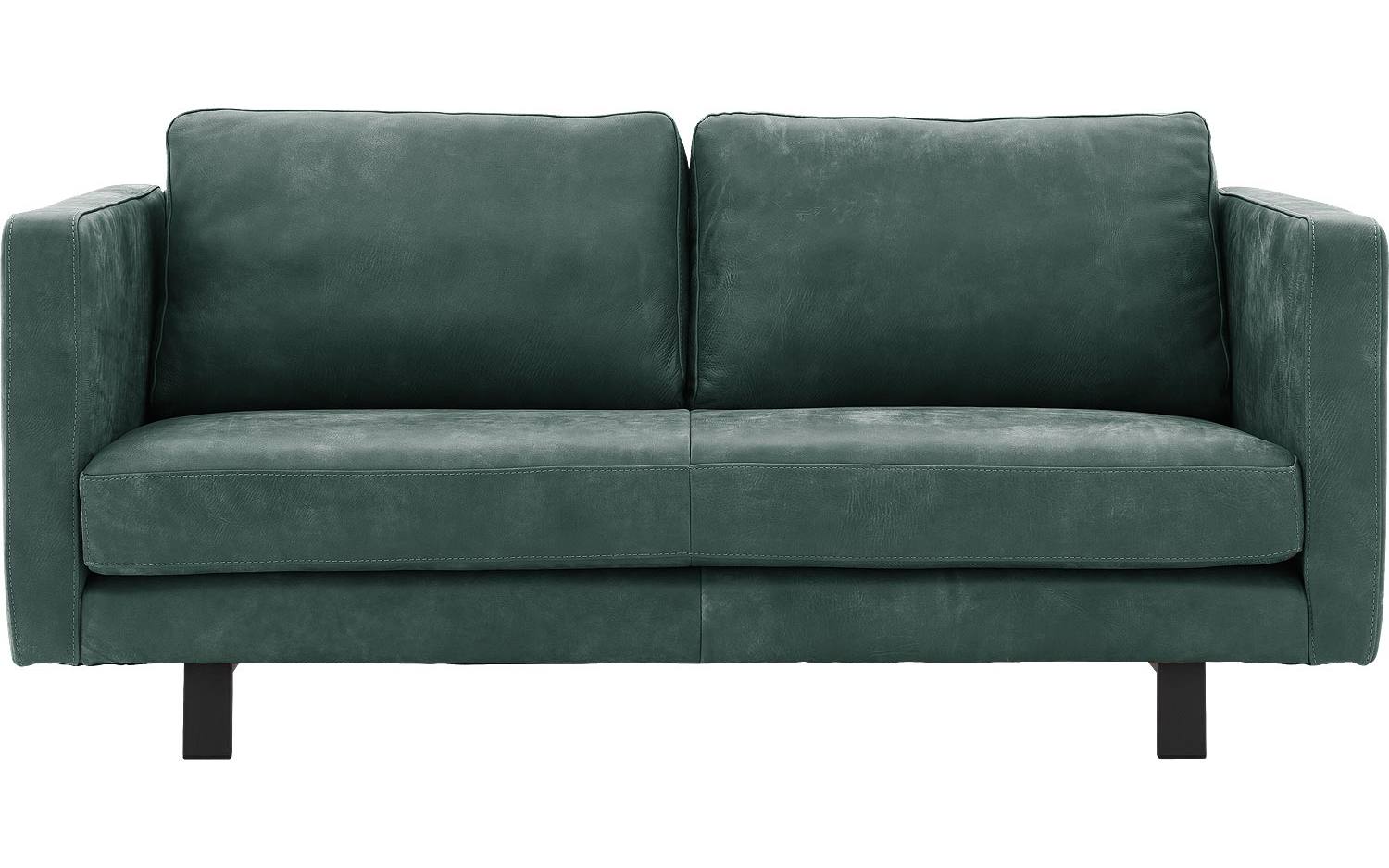 Goossens Excellent Bank Nuance groen, leer, 3-zits, urban industrieel - 8718823311556