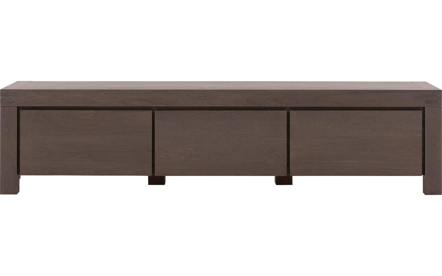 Goossens Tv Meubel Clear, 3 kleppen 45 cm diep