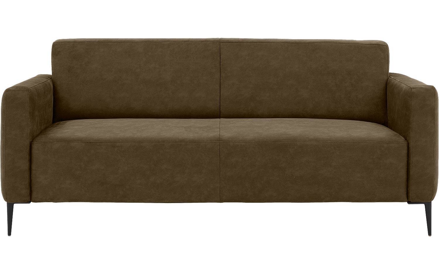 Goossens Bank Key West groen, micro leer, 3-zits, modern design - 8718823122152