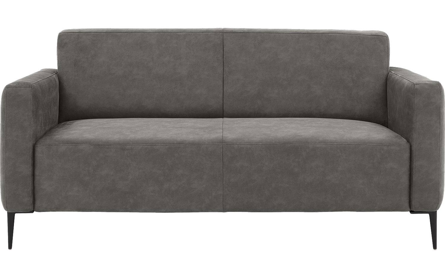 Goossens Bank Key West grijs, micro leer, 2,5-zits, modern design - 8718823122343