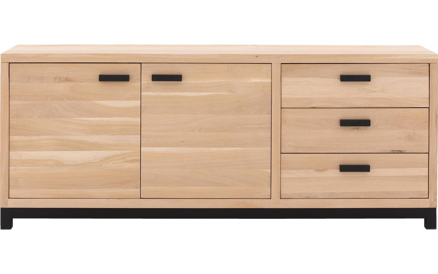 Goossens Dressoir Sans, 2 deuren 3 laden - 8718823114997