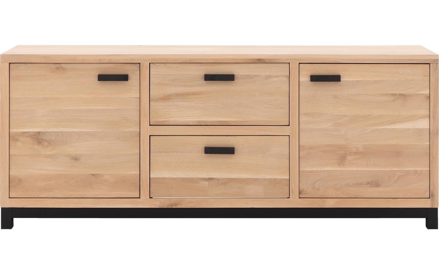 Goossens Dressoir Sans, 2 deuren 2 laden - 8718823114911