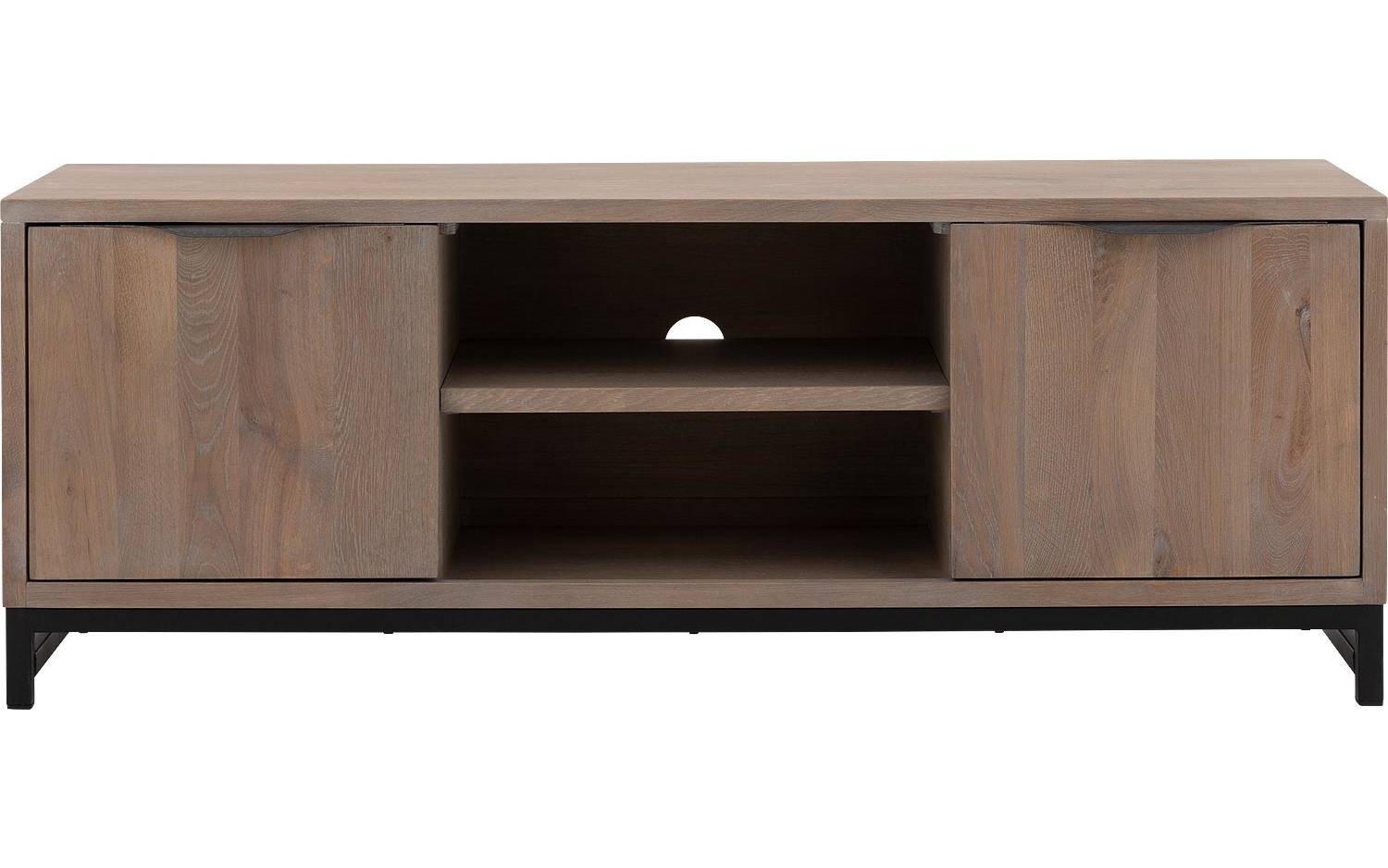 Goossens Tv Meubel Max, 2 deuren 1 open vak 40 cm diep - 8718823282146