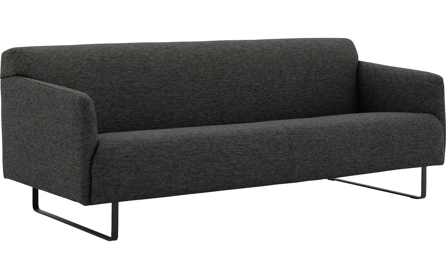 Goossens Excellent Bank Montreal bruin, stof, 3-zits, modern design - 8718823140125