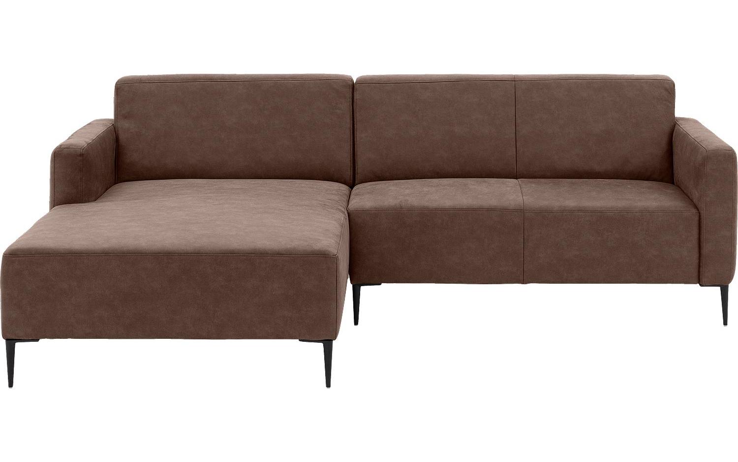 Goossens Bank Key West bruin, micro leer, 2-zits, modern design - 8718823122473