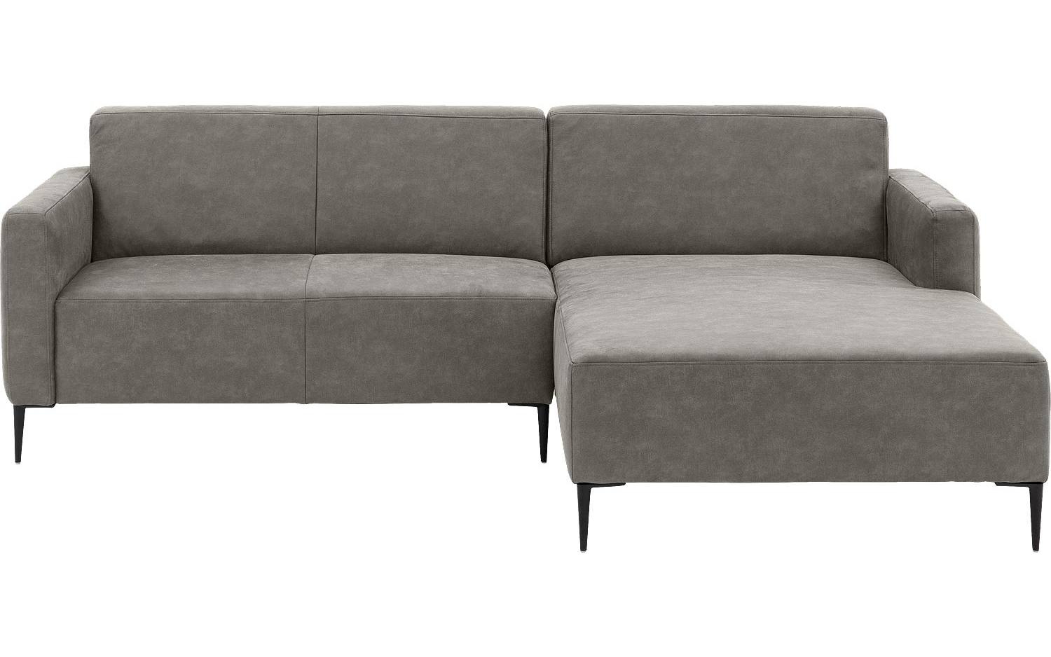 Goossens Bank Key West grijs, micro leer, 2-zits, modern design - 8718823122428