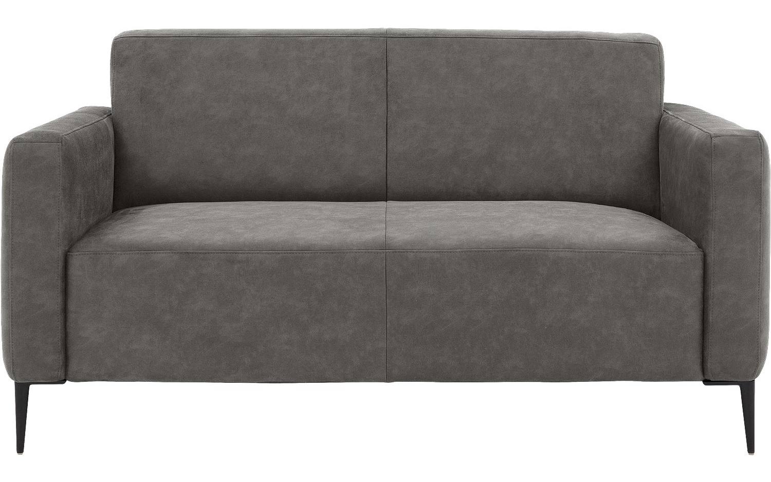 Goossens Bank Key West grijs, micro leer, 2-zits, modern design - 8718823122275