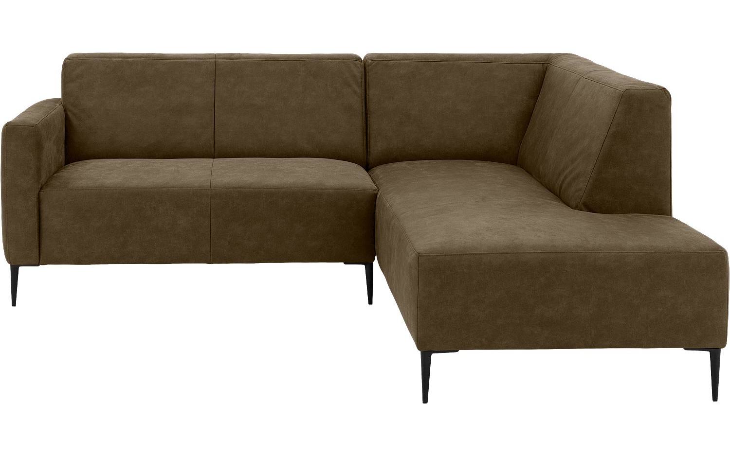 Goossens Bank Key West groen, micro leer, 2-zits, modern design met ligelement rechts - 8718823121988