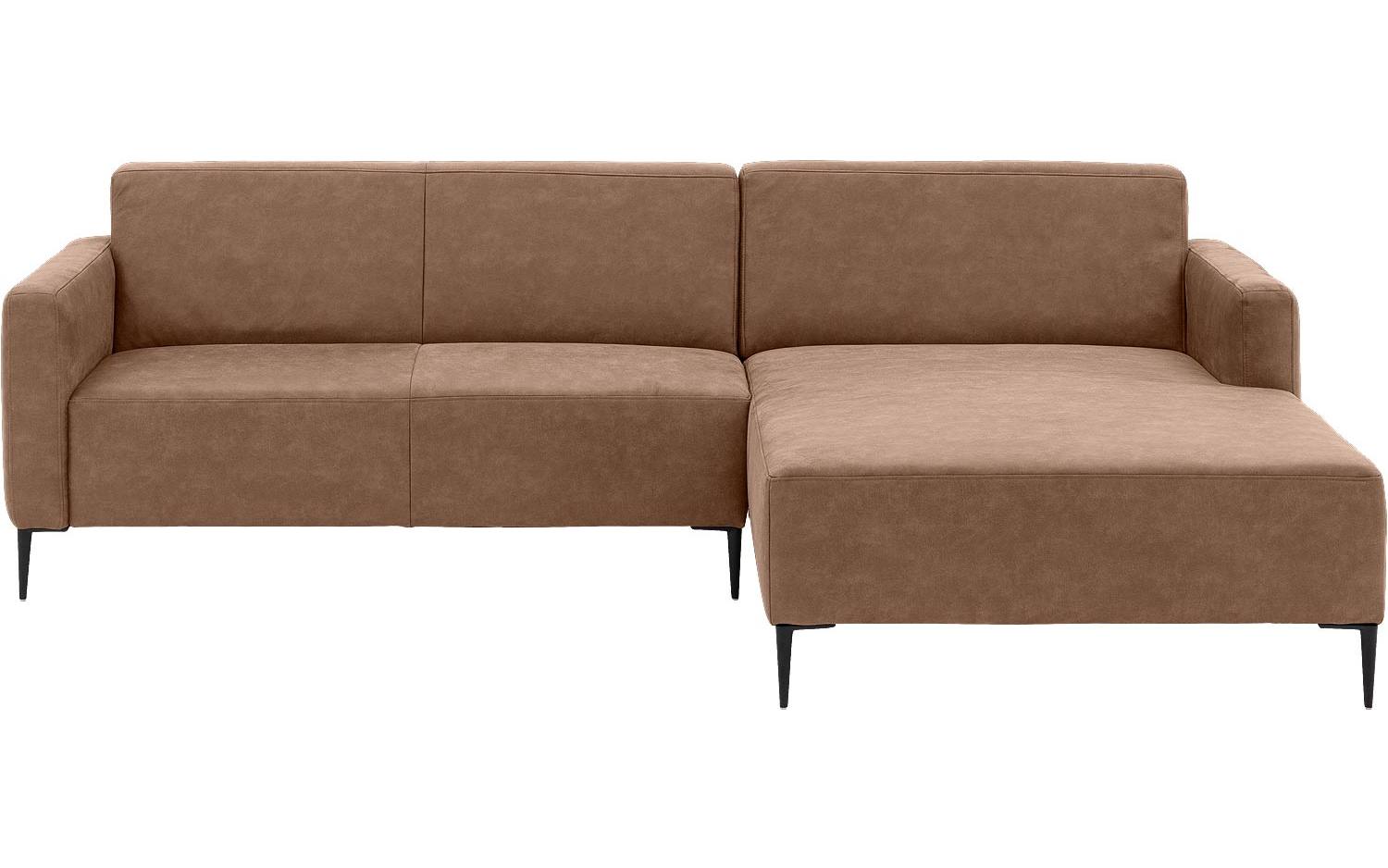 Goossens Bank Key West bruin, micro leer, 2,5-zits, modern design - 8718823122602