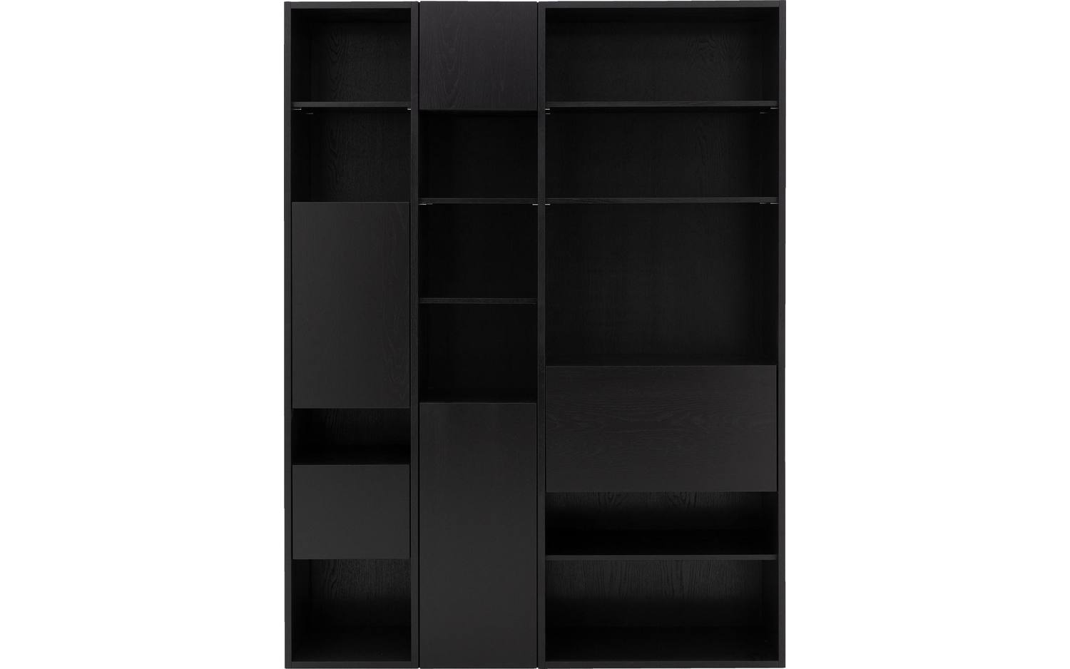 Goossens Excellent Wandmeubel Ninth, 4 deuren 1 klep 11 open vakken - 8718823116014