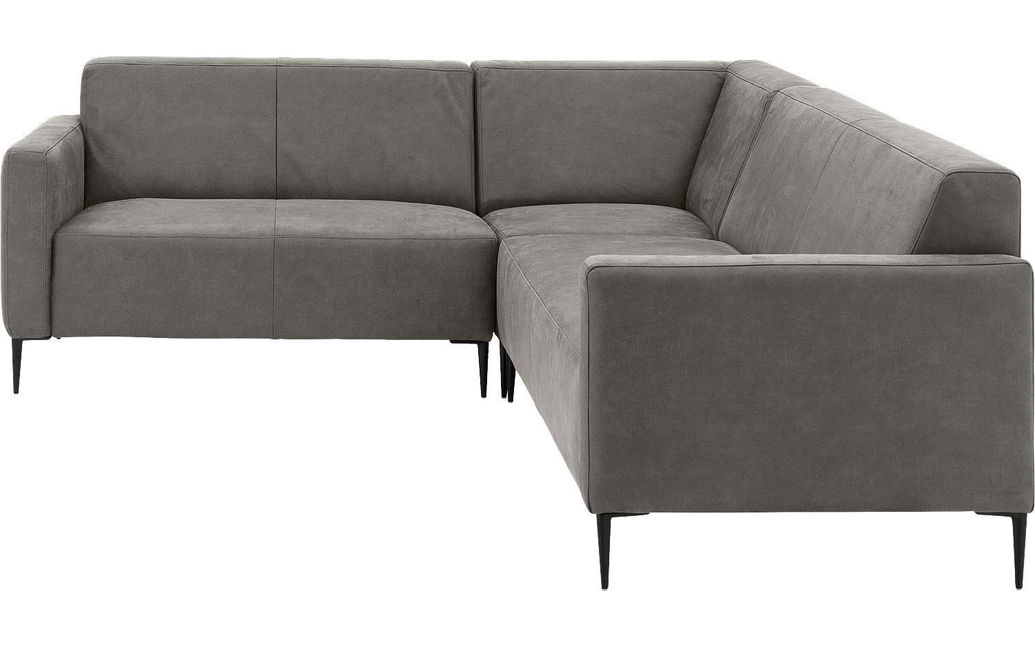 Goossens Bank Key West grijs, micro leer, 2-zits, modern design - 8718823123364