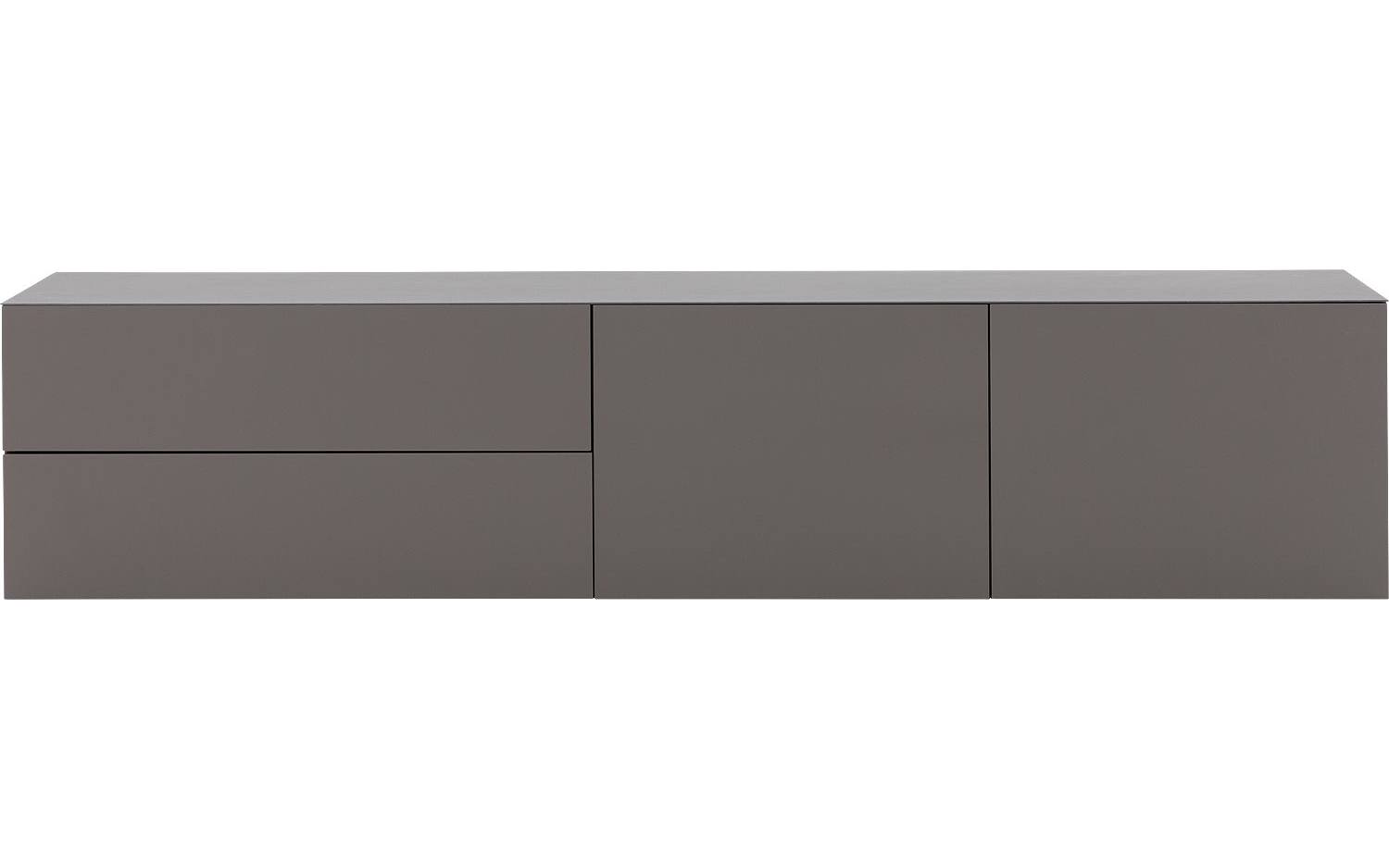 Goossens Excellent Dressoir Monza Zijdeglans, El239ac b = hangelement 2 deuren vst rechts 2 laden vst links - 8718823121896