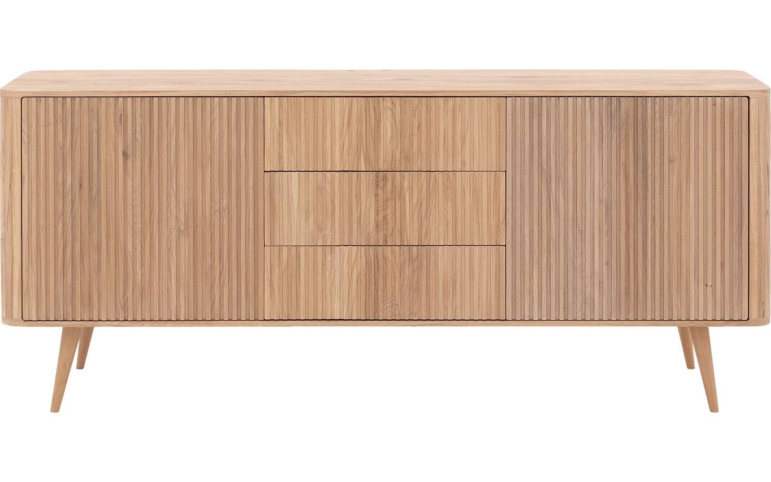 Goossens Dressoir Seppe, 2 deuren 3 laden - 8718823121346