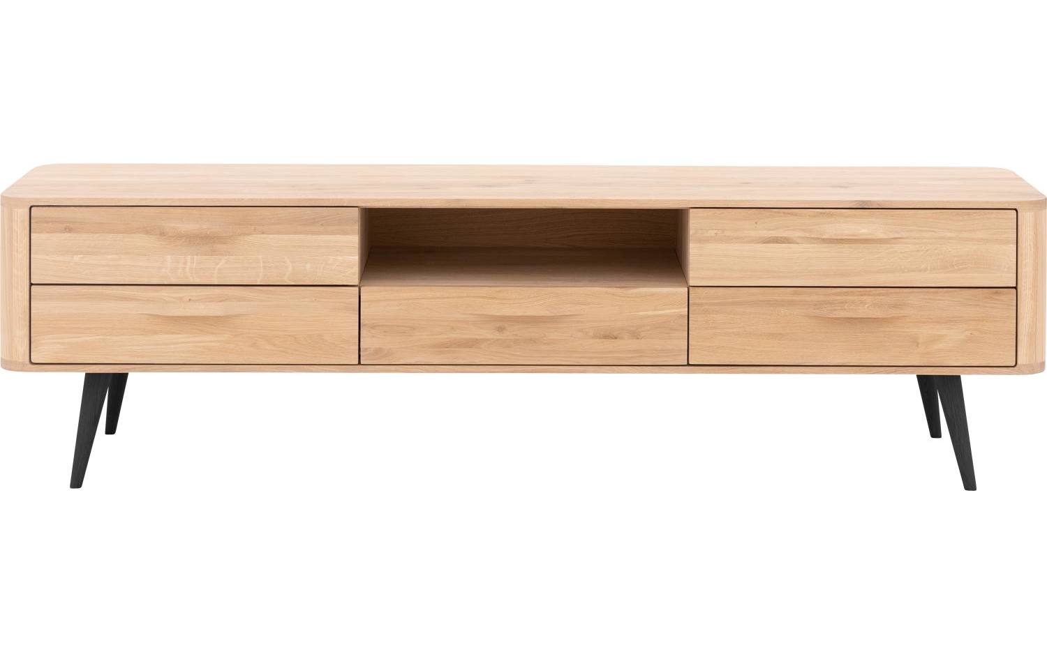 Goossens Tv Meubel Bjarte, 5 laden 1 open vak 180 cm breed - 8718823125726