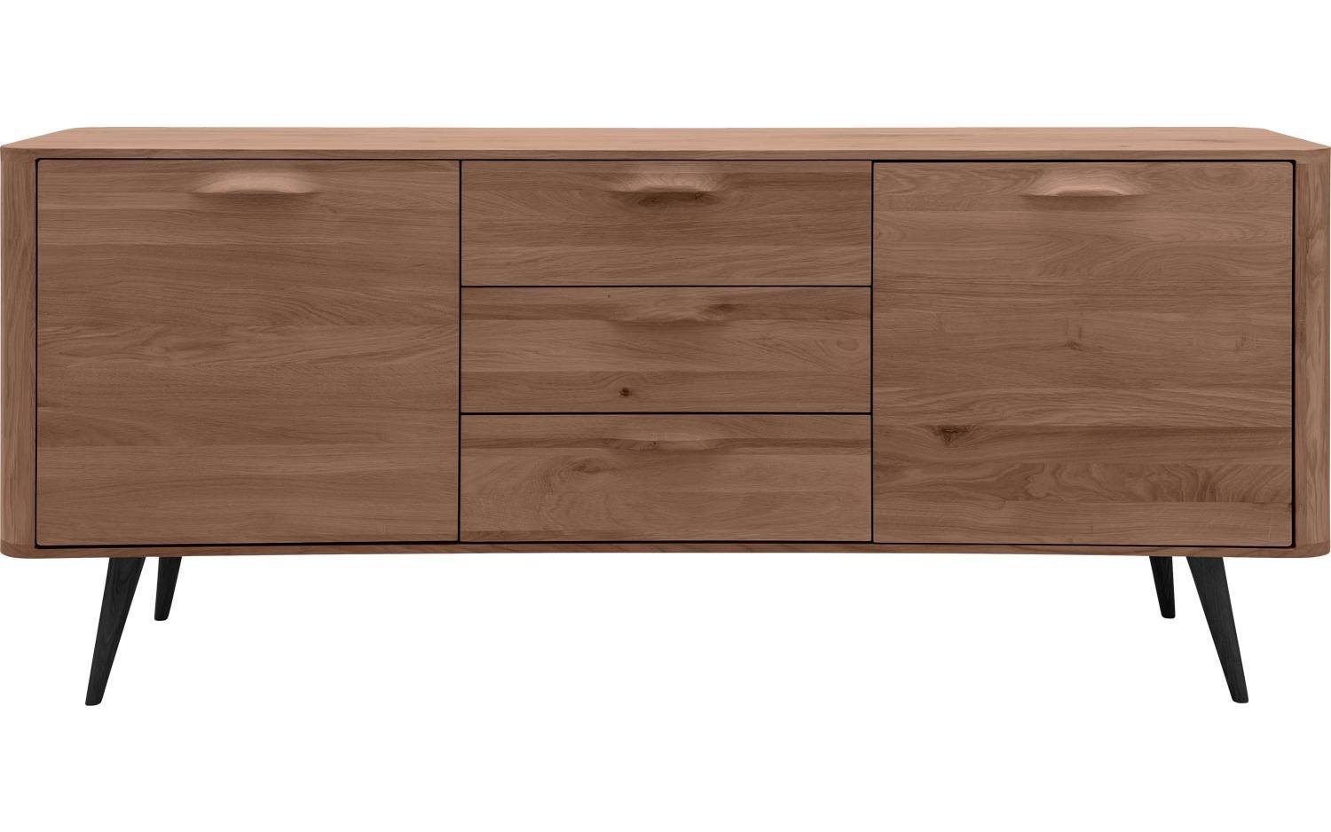 Goossens Dressoir Bjarte, 2 deuren 3 laden - 8718823125856