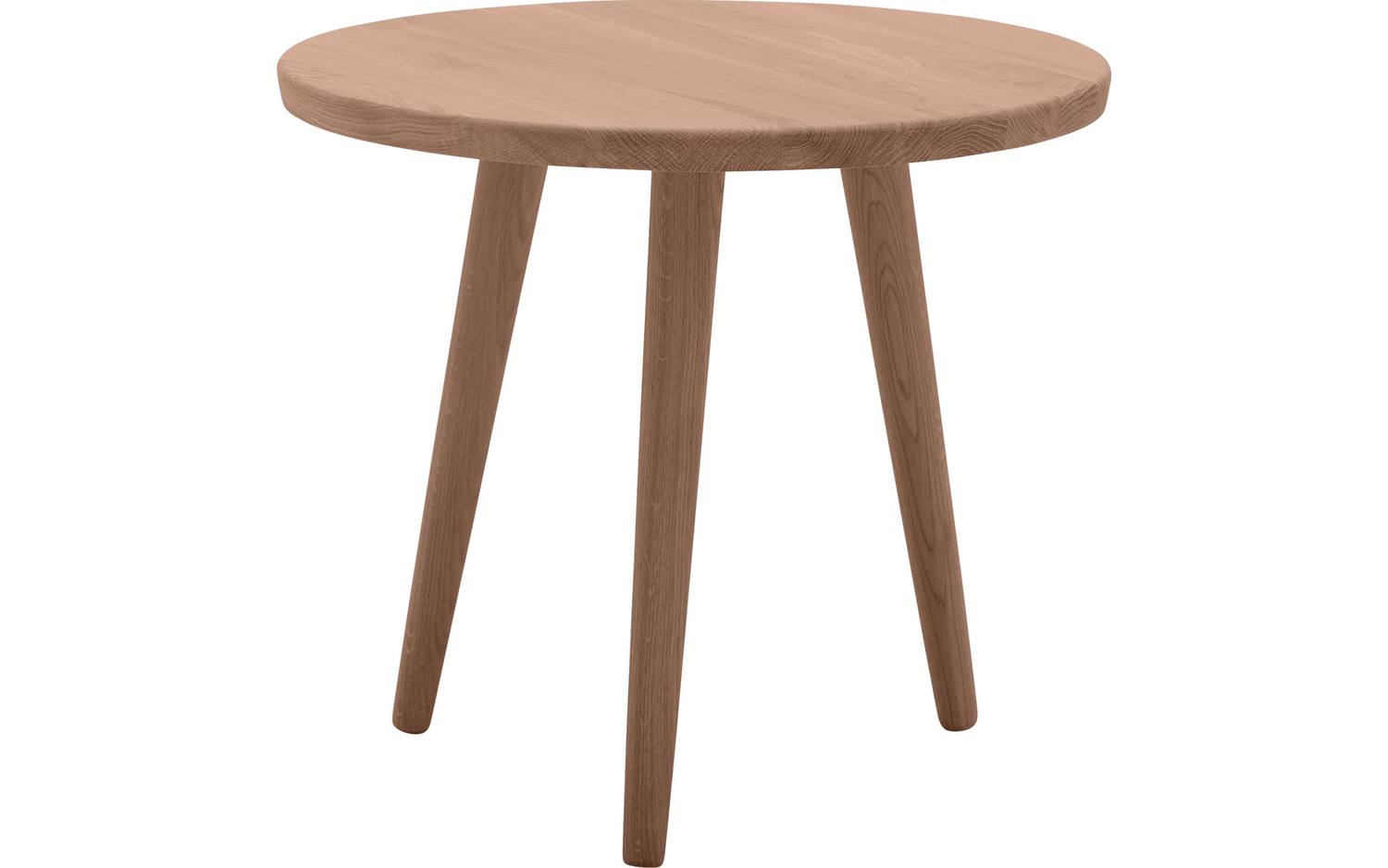 Goossens Hoektafel Bjarte, hout eiken donker bruin, stijlvol landelijk, 50 x 45 x 50 cm - 8718823125962