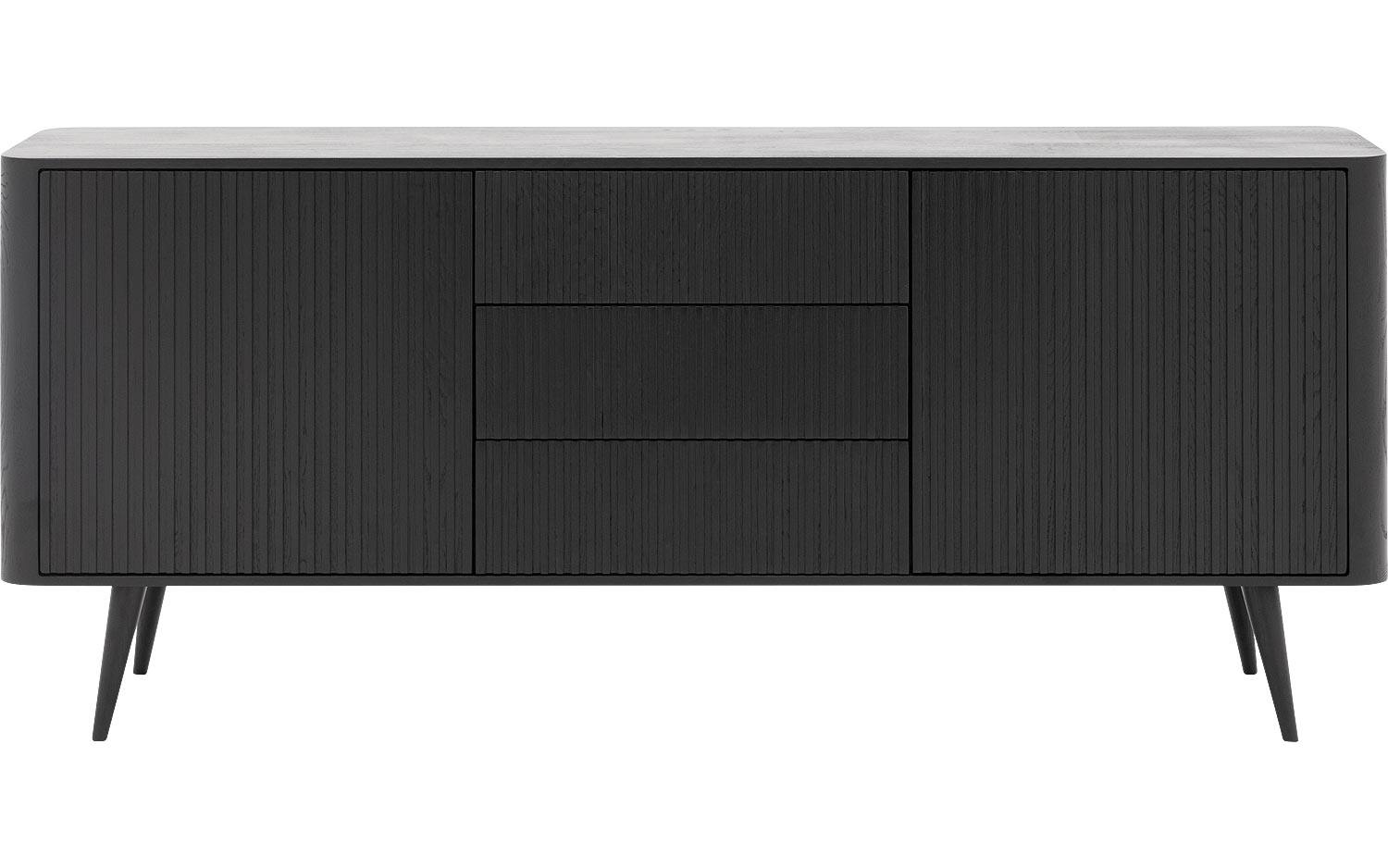 Goossens Dressoir Seppe, 2 deuren 3 laden - 8718823128550