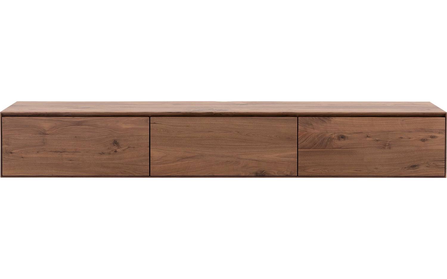 Goossens Excellent Tv Meubel Vic, 3 kleppen met kabeldoorvoer in bovenblad - 8718823128352