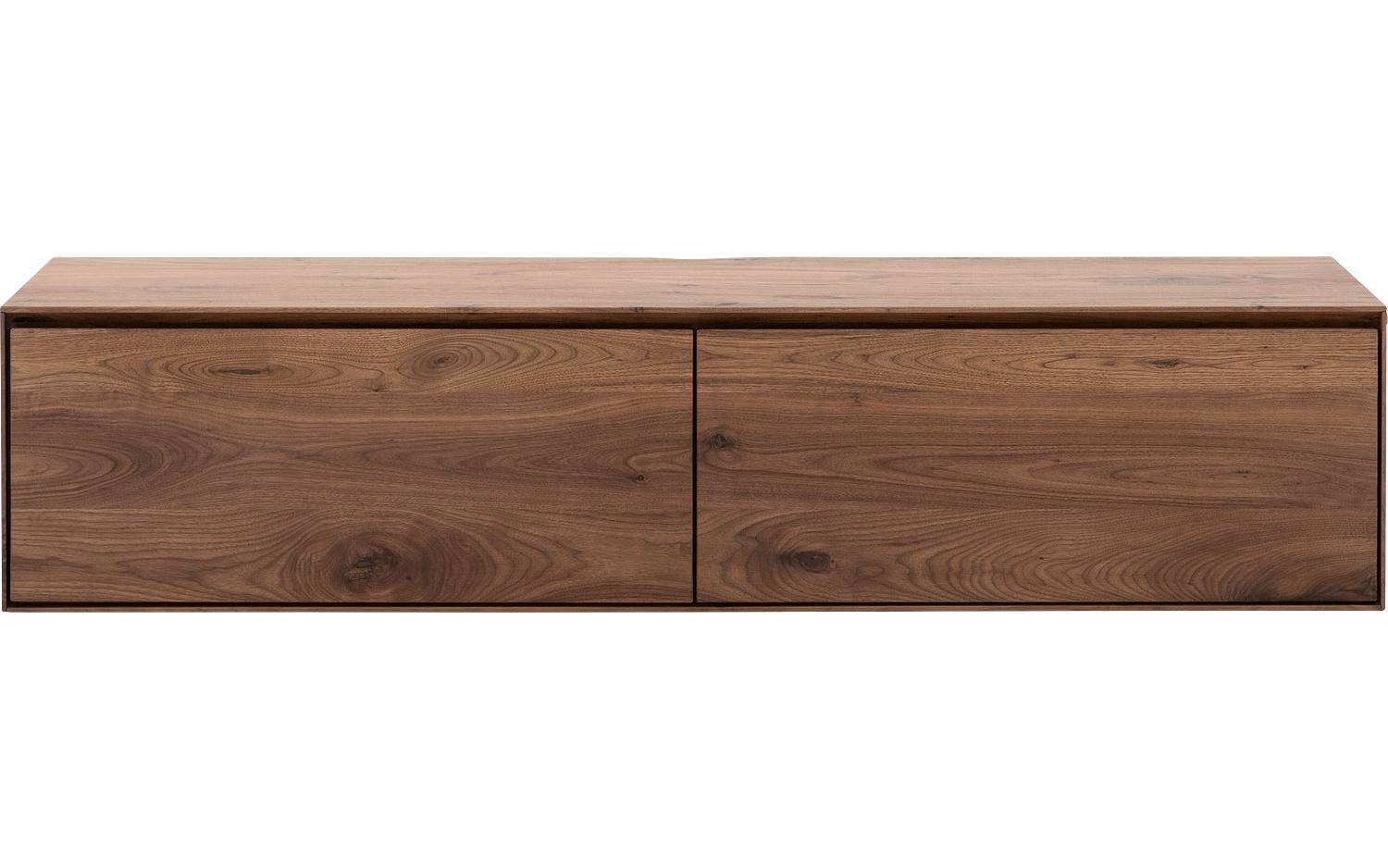 Goossens Excellent Tv Meubel Vic, 2 kleppen met kabeldoorvoer in bovenblad - 8718823128390