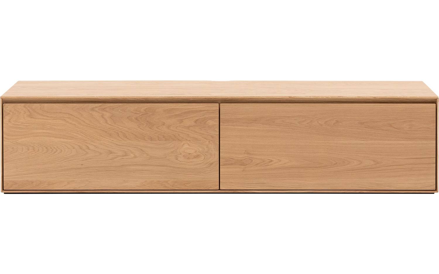 Goossens Excellent Tv Meubel Vic, 2 kleppen met kabeldoorvoer in bovenblad - 8718823130478