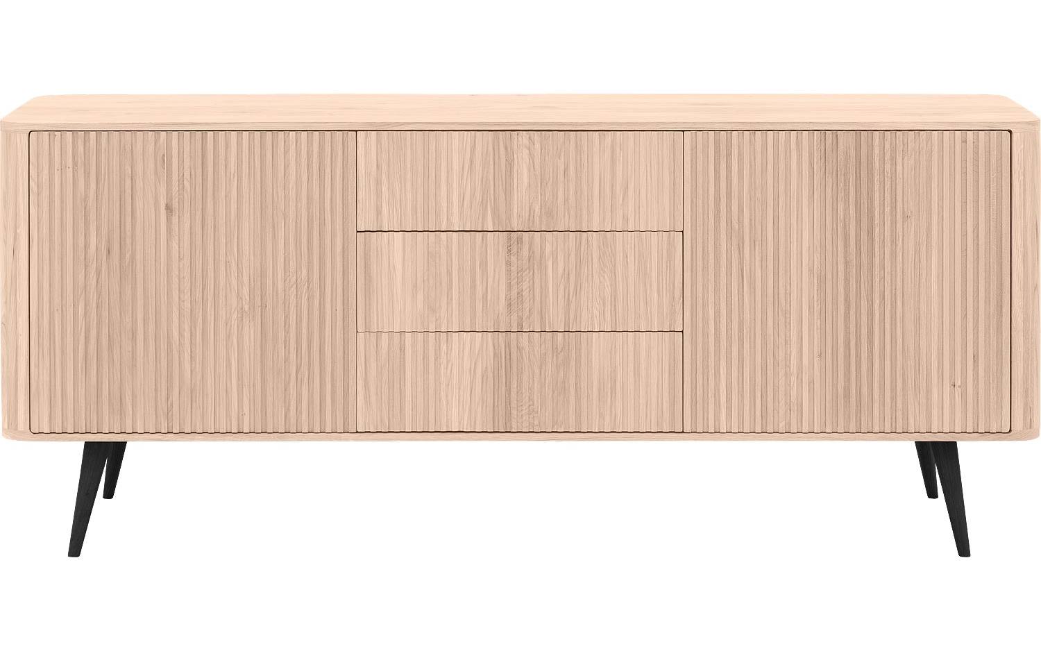 Goossens Dressoir Seppe, 2 deuren 3 laden - 8718823132823