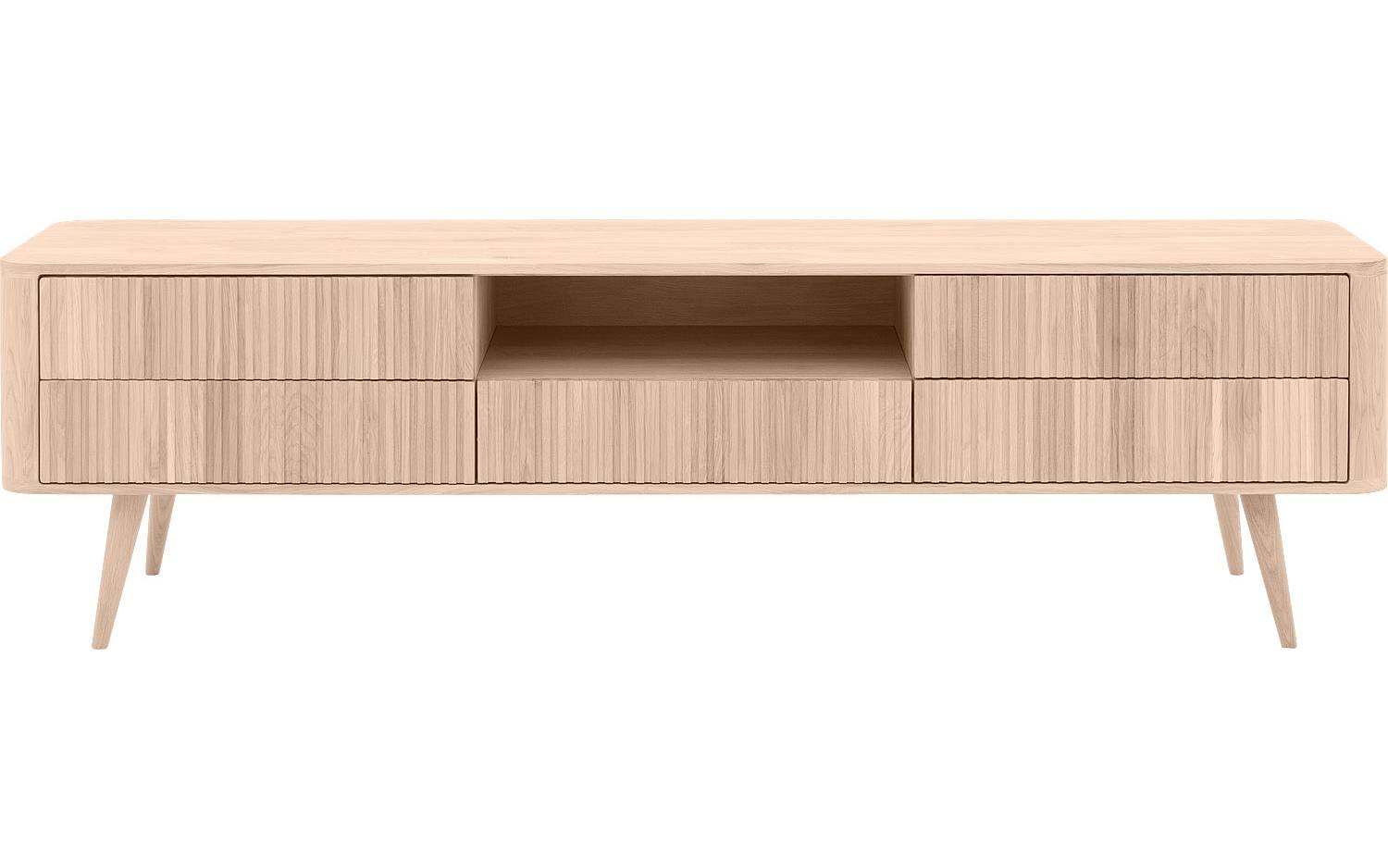 Goossens Tv Meubel Seppe, 5 laden 1 open vak 180 cm breed - 8718823132854