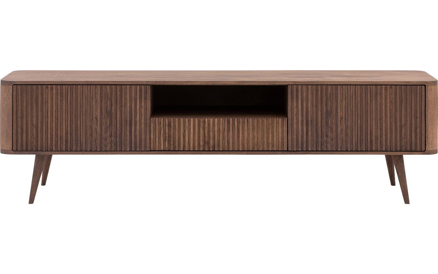 Goossens Tv Meubel Seppe, 2 deuren 1 lade 1 open vak 180 cm breed - 8718823133073