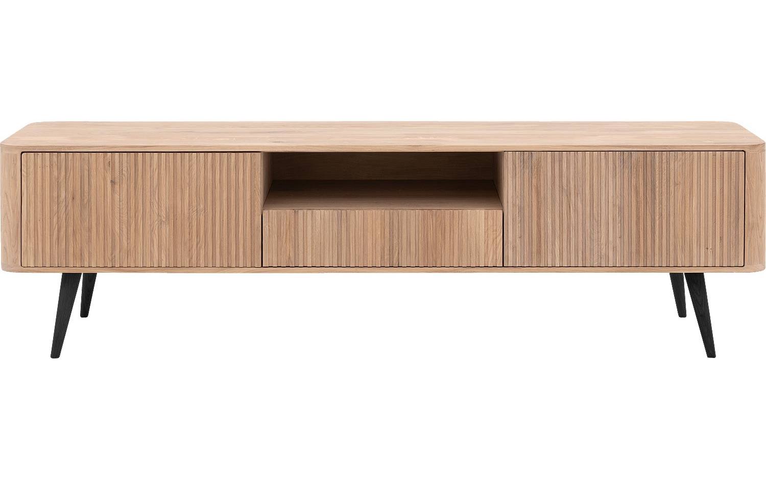 Goossens Tv Meubel Seppe, 2 deuren 1 lade 1 open vak 180 cm breed - 8718823133004