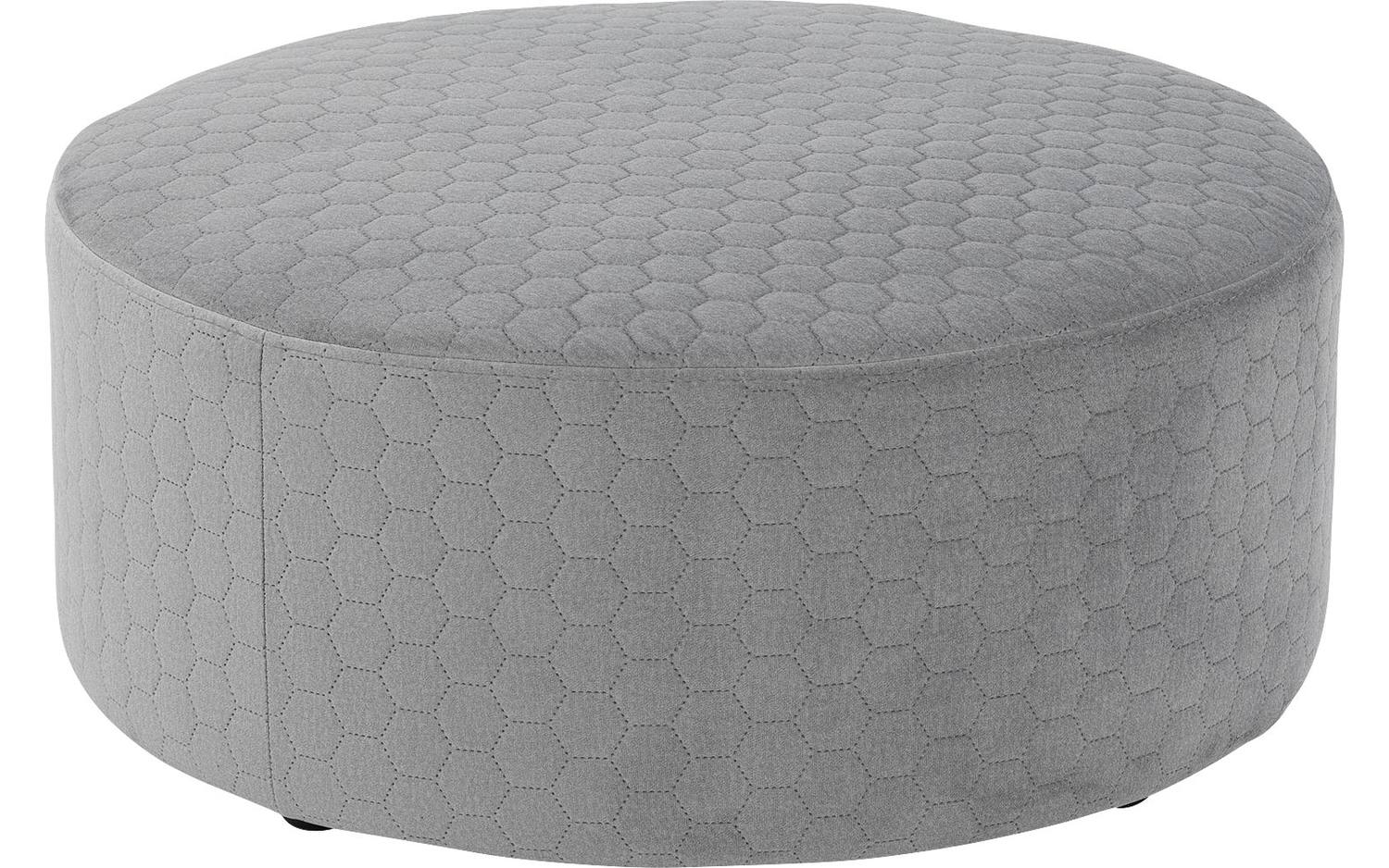 Goossens Poef Arendal, Poef ø 70 cm - 30 cm hoog - 8718823154641