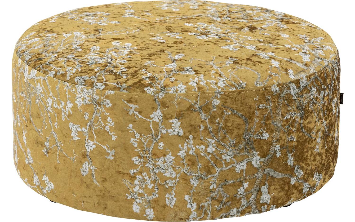 Goossens Poef Arendal, Poef ø 70 cm - 30 cm hoog - 8718823154672