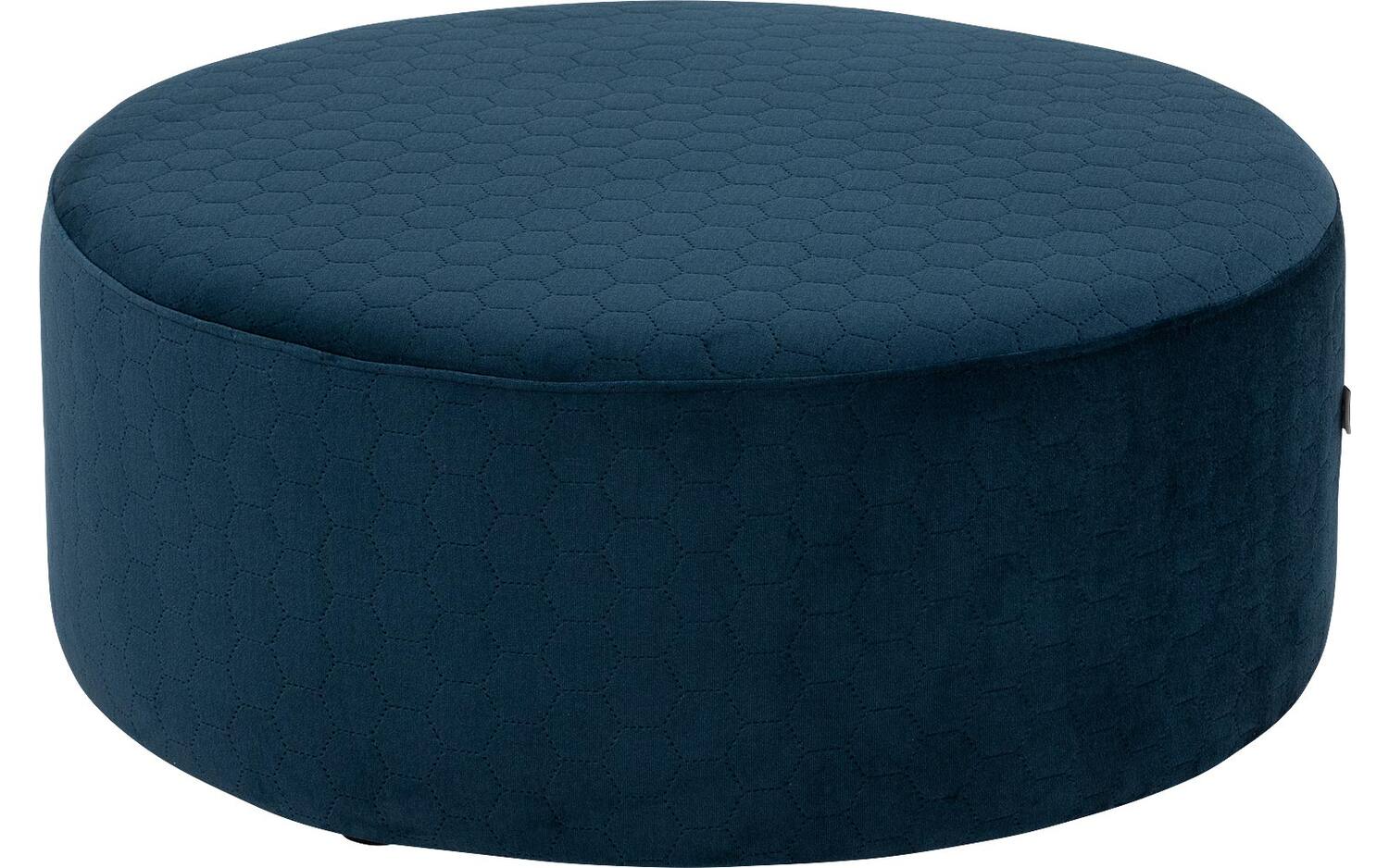 Goossens Poef Arendal, Poef ø 70 cm - 30 cm hoog - 8718823154191