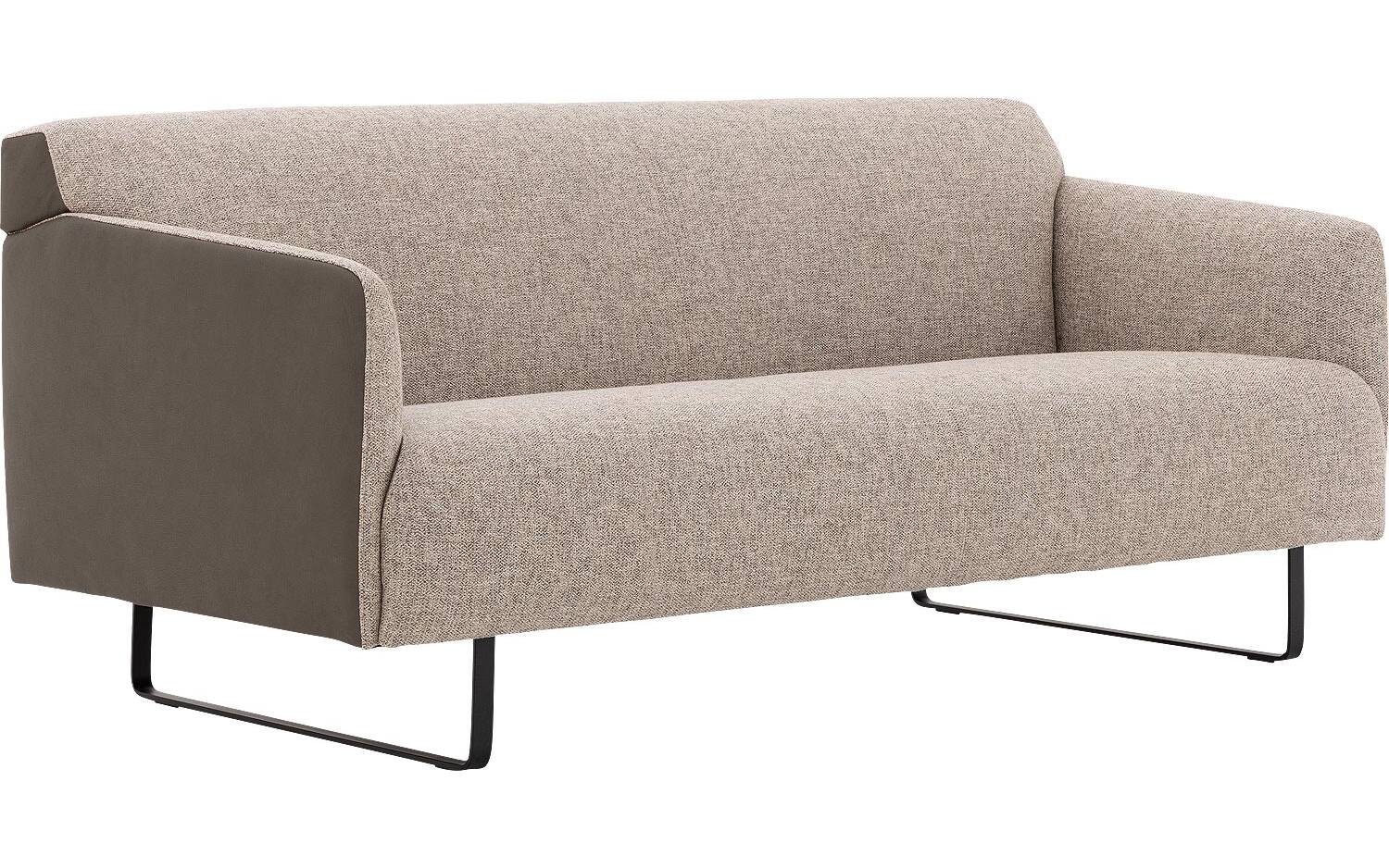 Goossens Excellent Bank Montreal grijs, leer, 2-zits, modern design - 8718823139785