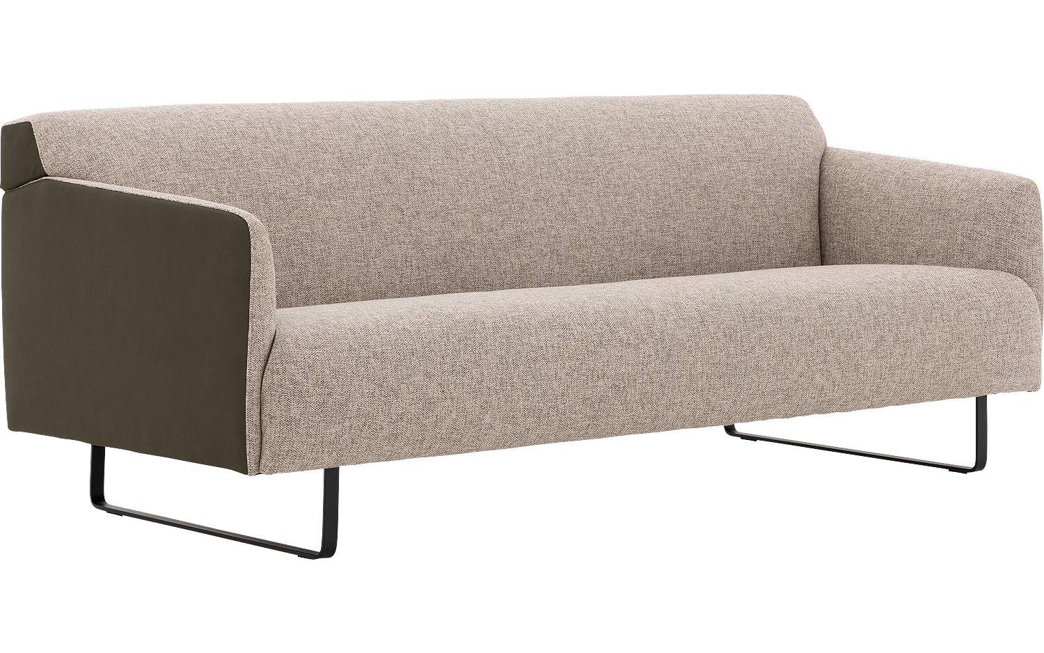 Goossens Excellent Bank Montreal groen, leer, 3-zits, modern design - 8718823139884