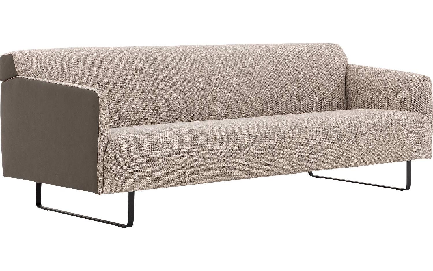 Goossens Excellent Bank Montreal grijs, leer, 4-zits, modern design - 8718823139914