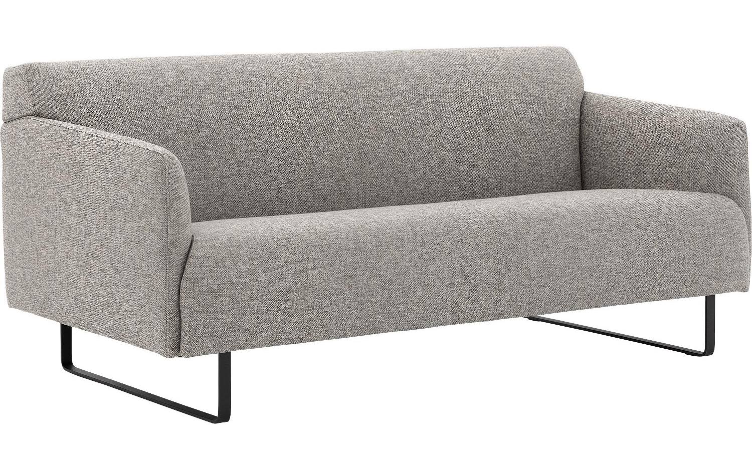 Goossens Excellent Bank Montreal grijs, stof, 2-zits, modern design - 8718823140040