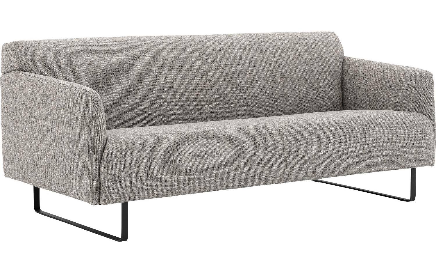 Goossens Excellent Bank Montreal grijs, stof, 2,5-zits, modern design - 8718823140088