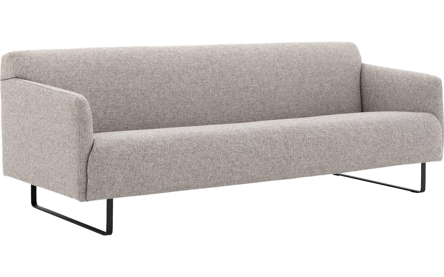 Goossens Excellent Bank Montreal lichtgrijs, stof, 4-zits, modern design - 8718823140149