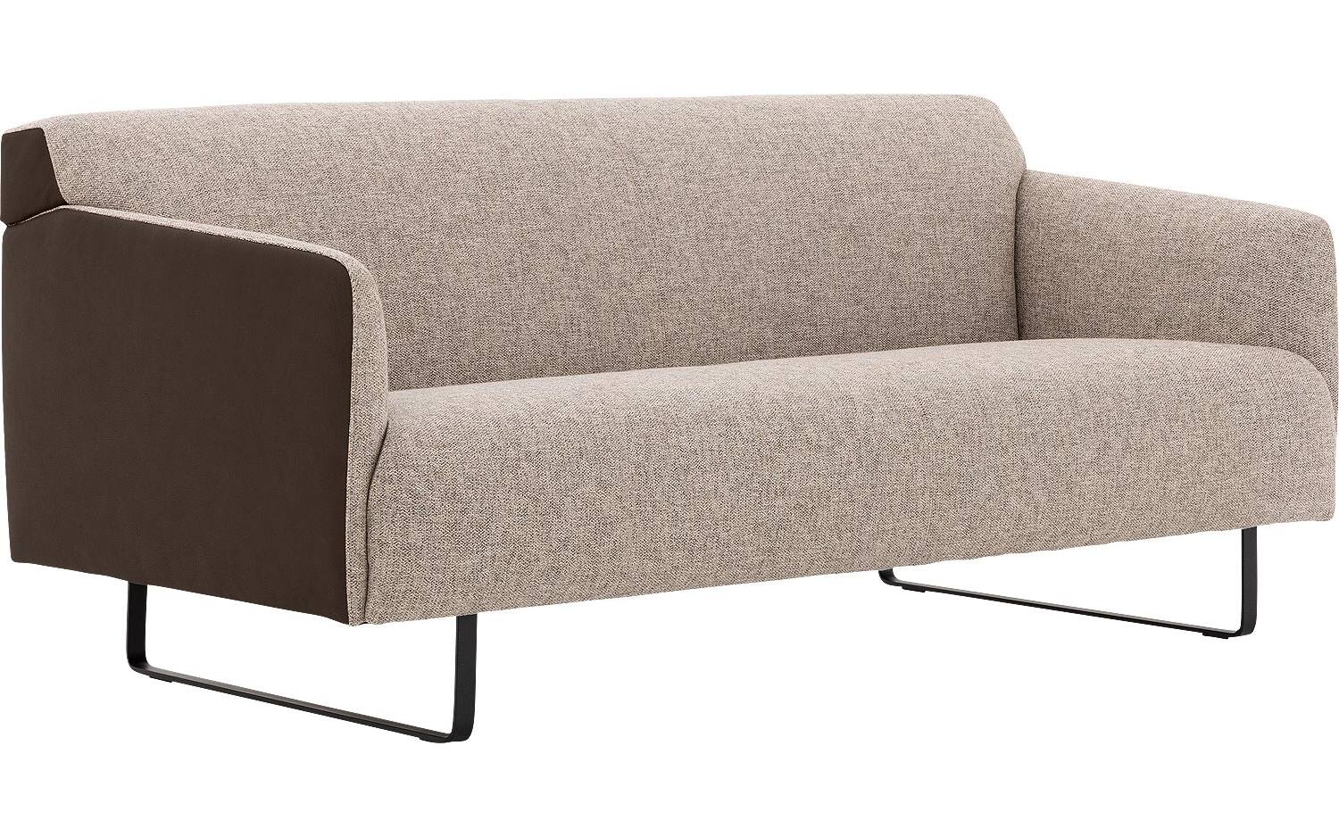 Goossens Excellent Bank Montreal bruin, leer, 2-zits, modern design - 8718823143126