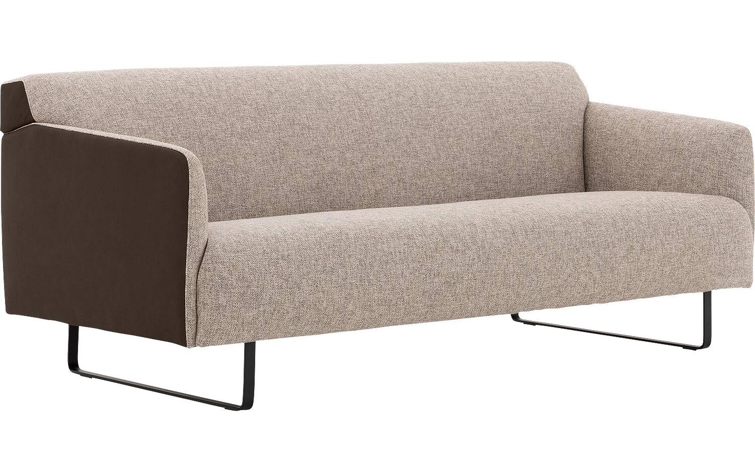 Goossens Excellent Bank Montreal bruin, leer, 2,5-zits, modern design - 8718823139808