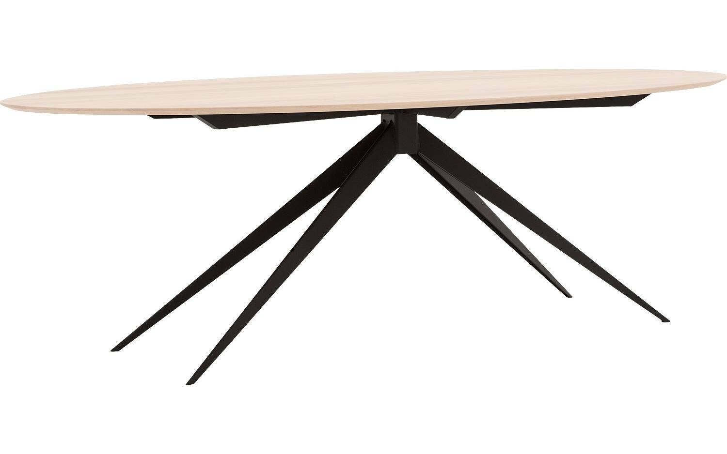 Goossens Excellent Eettafel Ferris, Ovaal 240 x 130 cm - 8718823148435