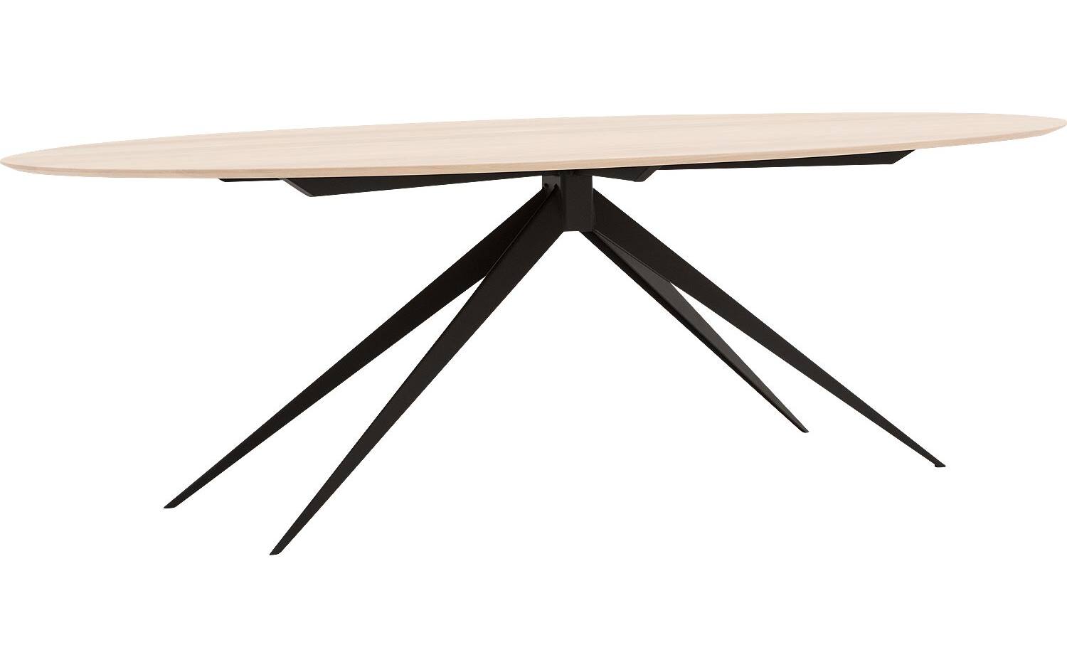 Goossens Excellent Eettafel Ferris, Ovaal 260 x 130 cm - 8718823148442