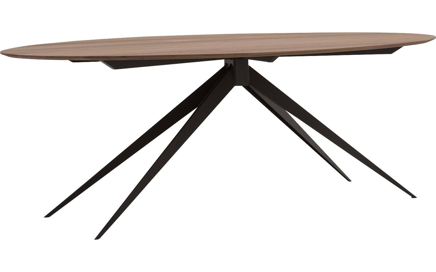Goossens Excellent Eettafel Ferris, Ovaal 200 x 110 cm - 8718823144710