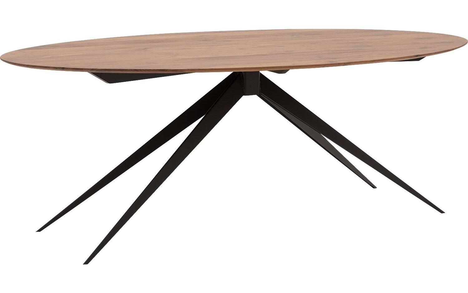 Goossens Excellent Eettafel Ferris, Ovaal 200 x 110 cm - 8718823147162