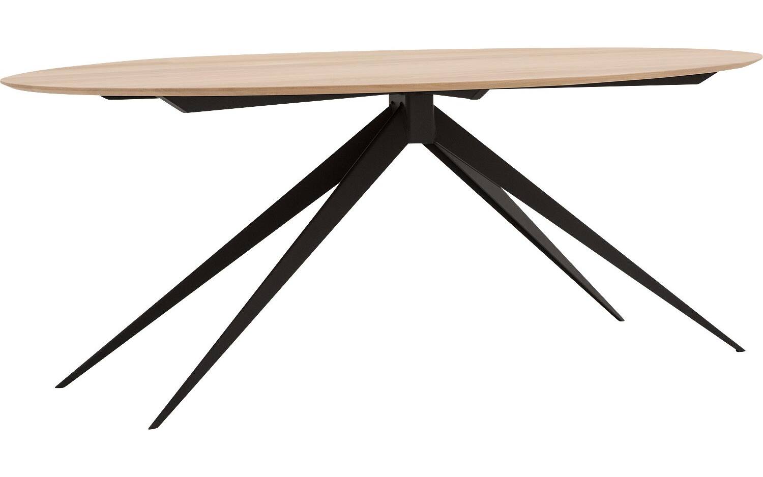 Goossens Excellent Eettafel Ferris, Ovaal 180 x 110 cm - 8718823147179