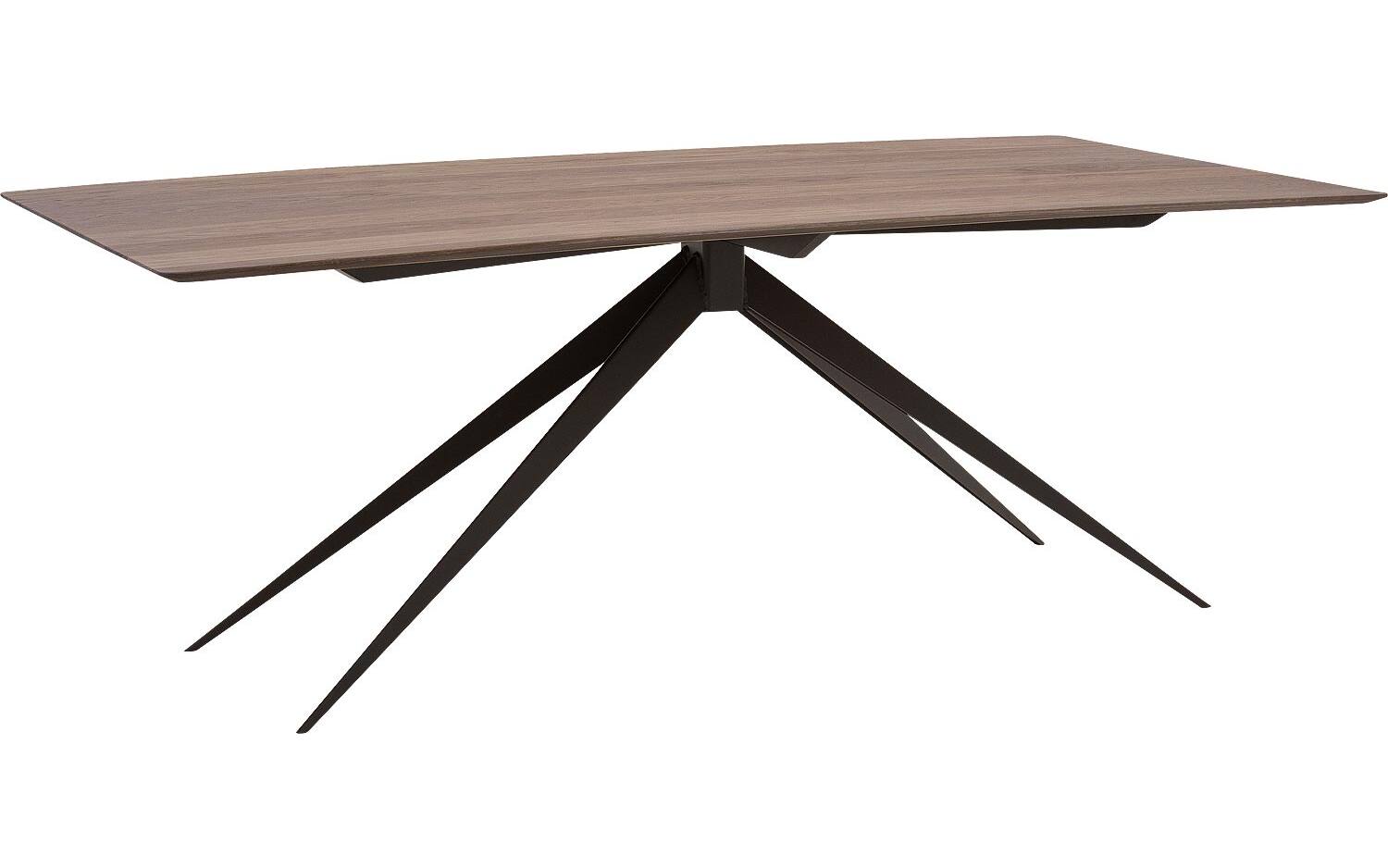 Goossens Excellent Eettafel Ferris, Rechthoekig 200 x 100 cm - 8718823144543