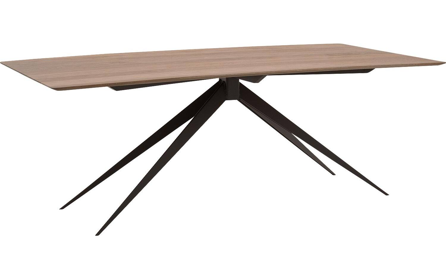 Goossens Excellent Eettafel Ferris, Rechthoekig 200 x 100 cm - 8718823145694