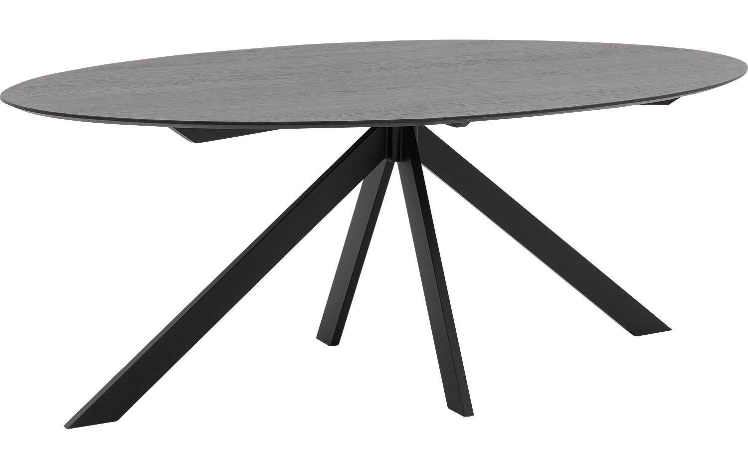 Goossens Excellent Eettafel Ferris Piramide Poot, Ovaal 180 x 110 cm - 8718823145199
