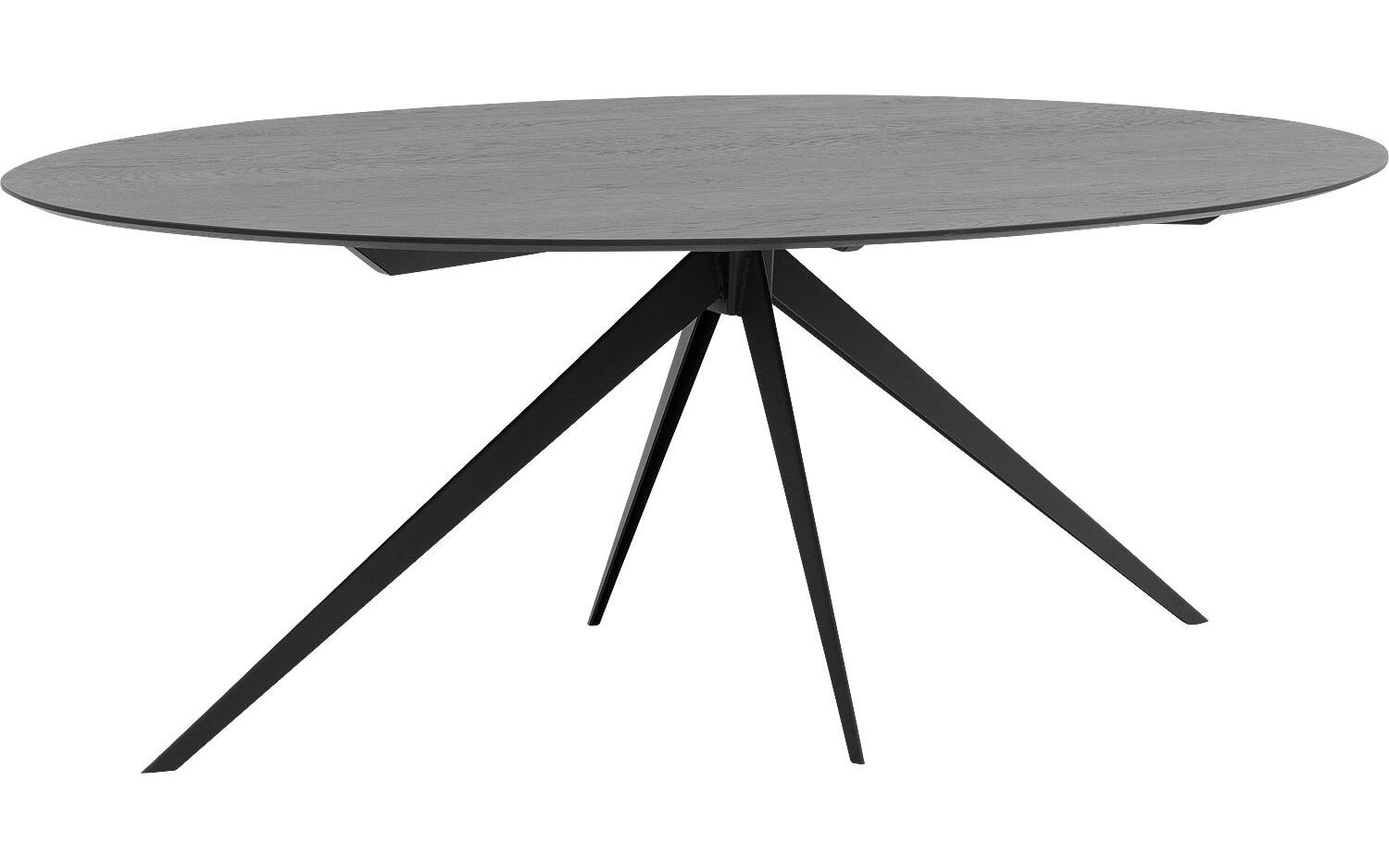 Goossens Excellent Eettafel Ferris Piramide Poot, Ovaal 200 x 110 cm - 8718823145625